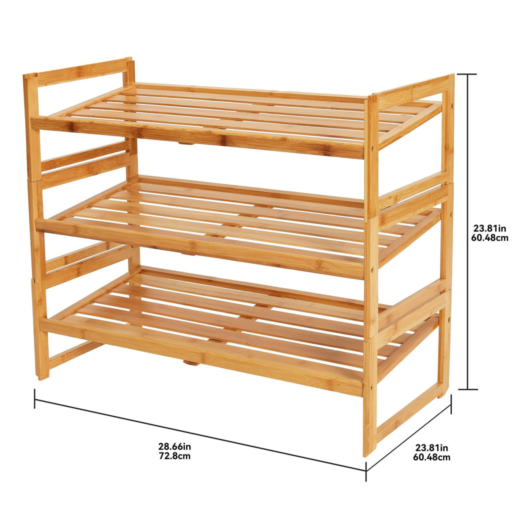 3-Tier Shoe Rack for 9 Pairs – product view 2 of 4